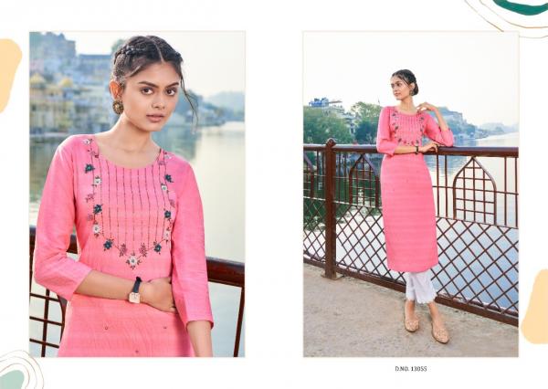 Kalaroop Milano Beautiful Silk Festive Kurti